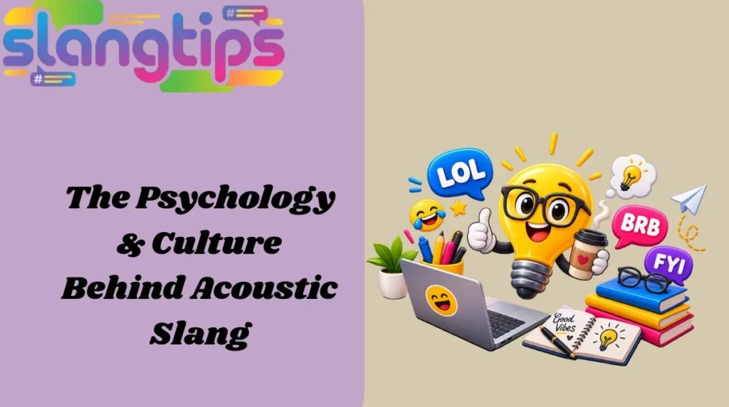 The Psychology & Culture Behind Acoustic Slang