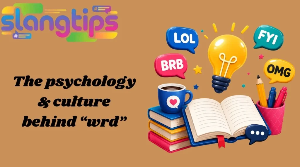 The psychology & culture behind “wrd”