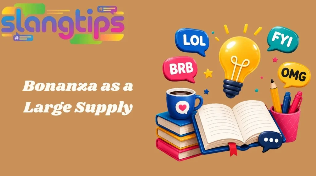 Bonanza as a Large Supply