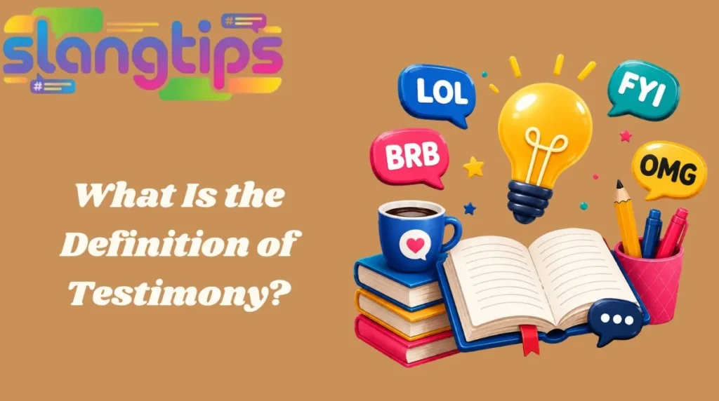 What Is the Definition of Testimony?