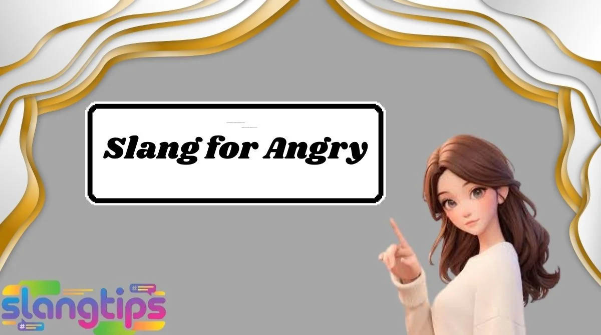 Slang for Angry