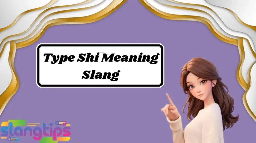 Type Shi Meaning Slang