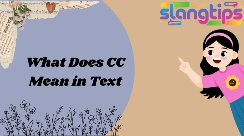 What Does CC Mean in Text