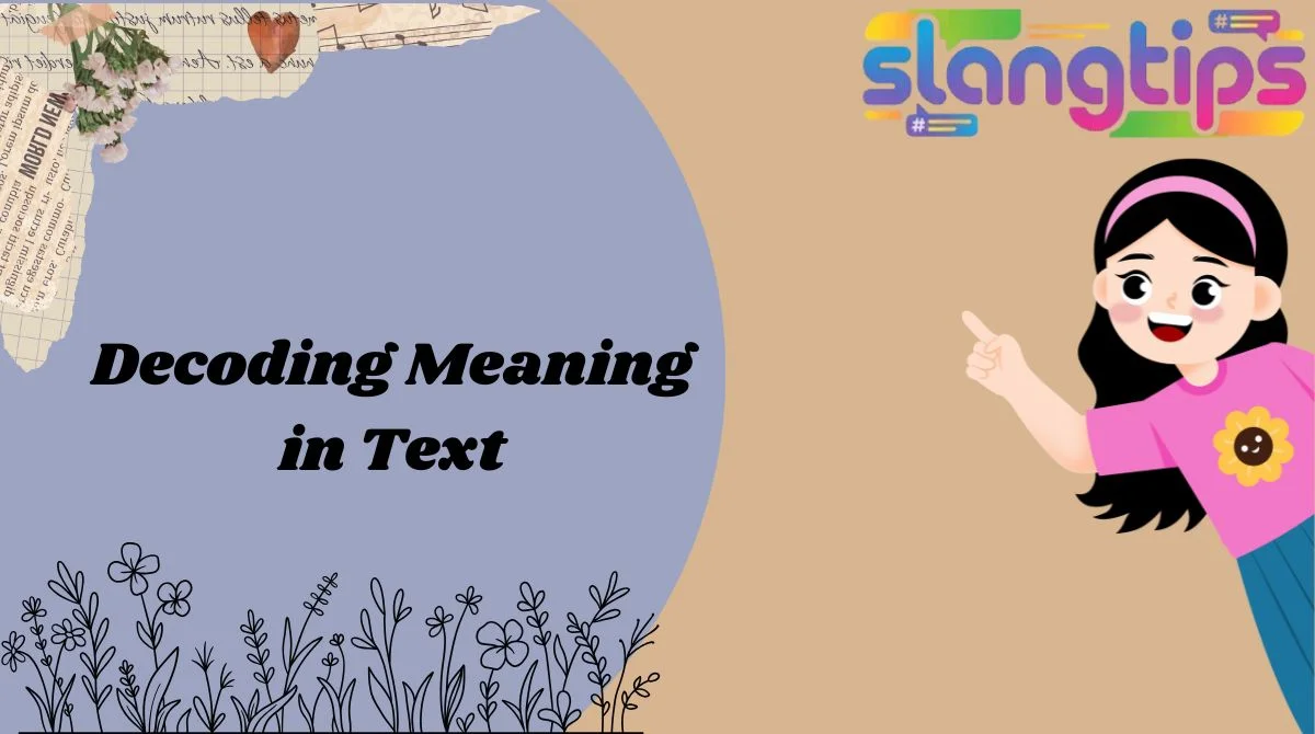 Decoding Meaning in Text