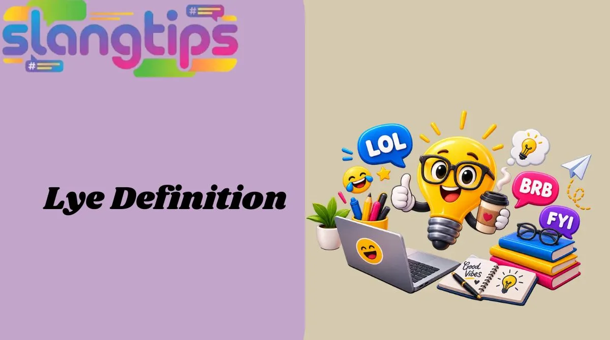 Lye Definition