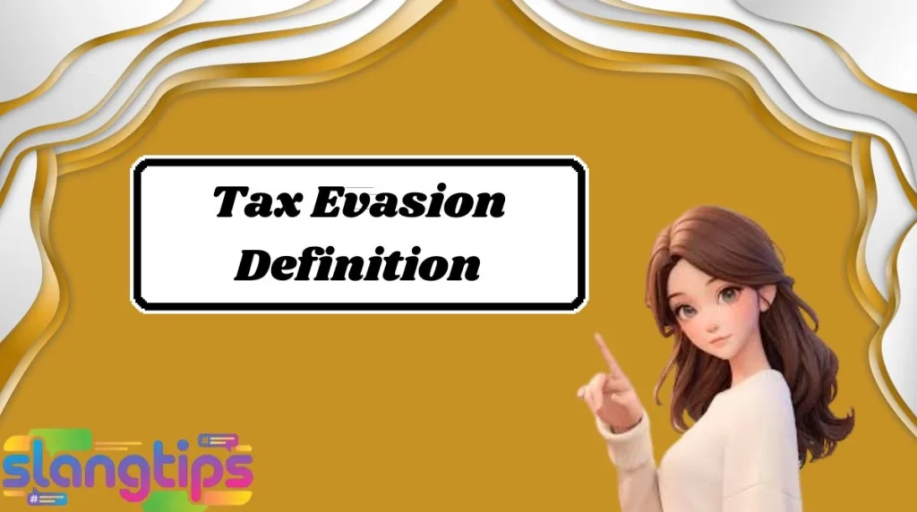 Tax Evasion Definition